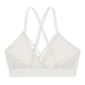 NWOT Sweet Treats Gray Strappy Bralette